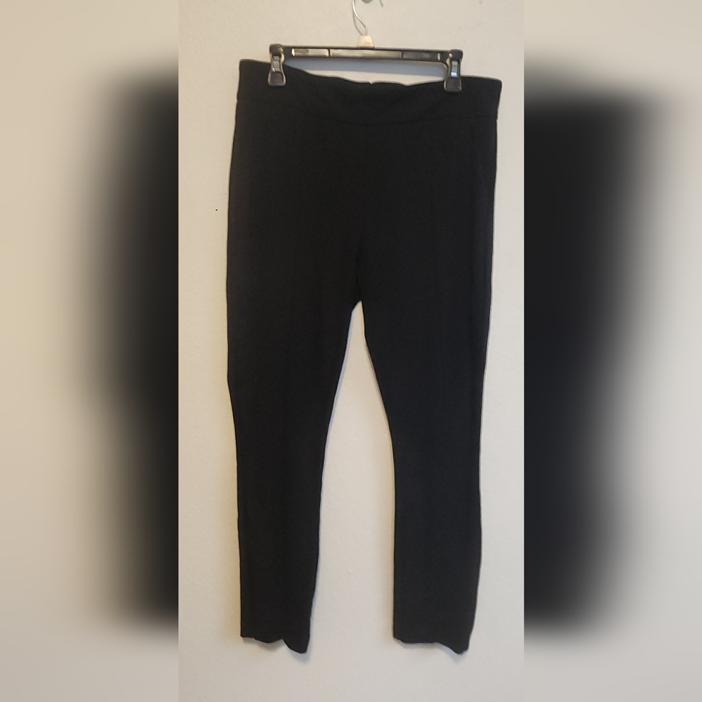 Hilary Radley Black Straight Leg Pants
